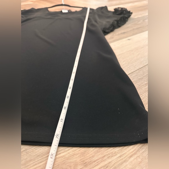 Dorothy Perkins Black Ruffle Sleeve Blouse - Picture 7 of 8